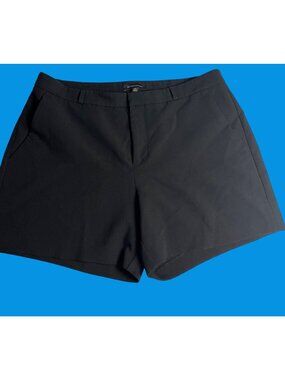 Banana Republic Womens black Tailored Shorts Size 14 Made In Jordan classic